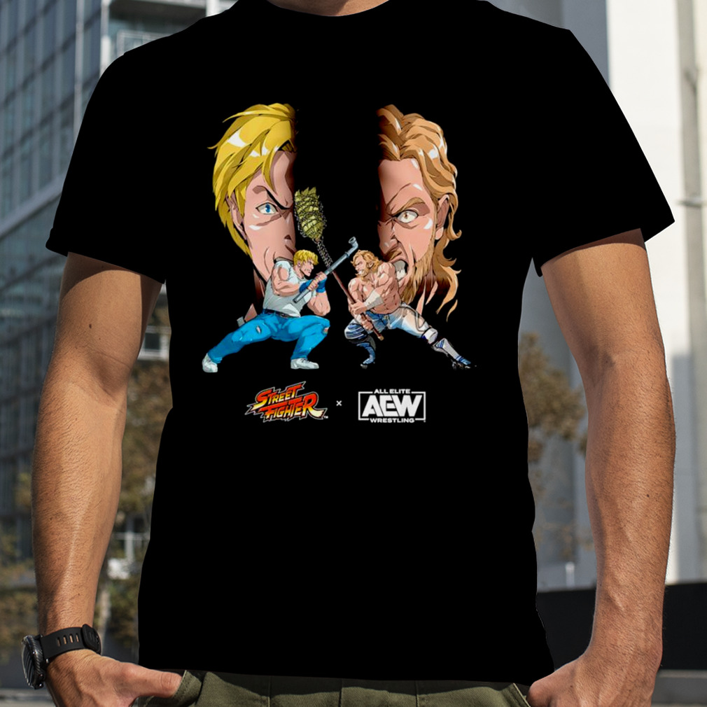 aew street fighter shirt