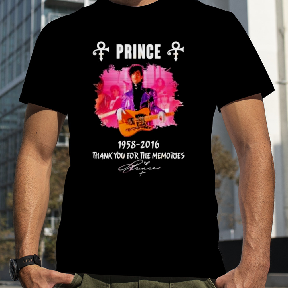 Prince 1958 – 2016 Thank You For The Memories T-Shirt