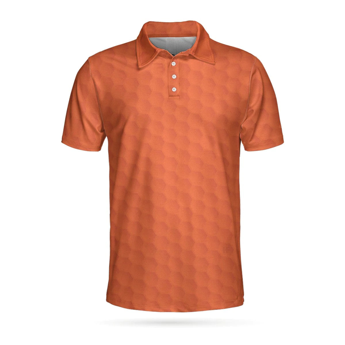 Orange Golf Ball Pattern Polo Shirt  For Men & Women  PO2283