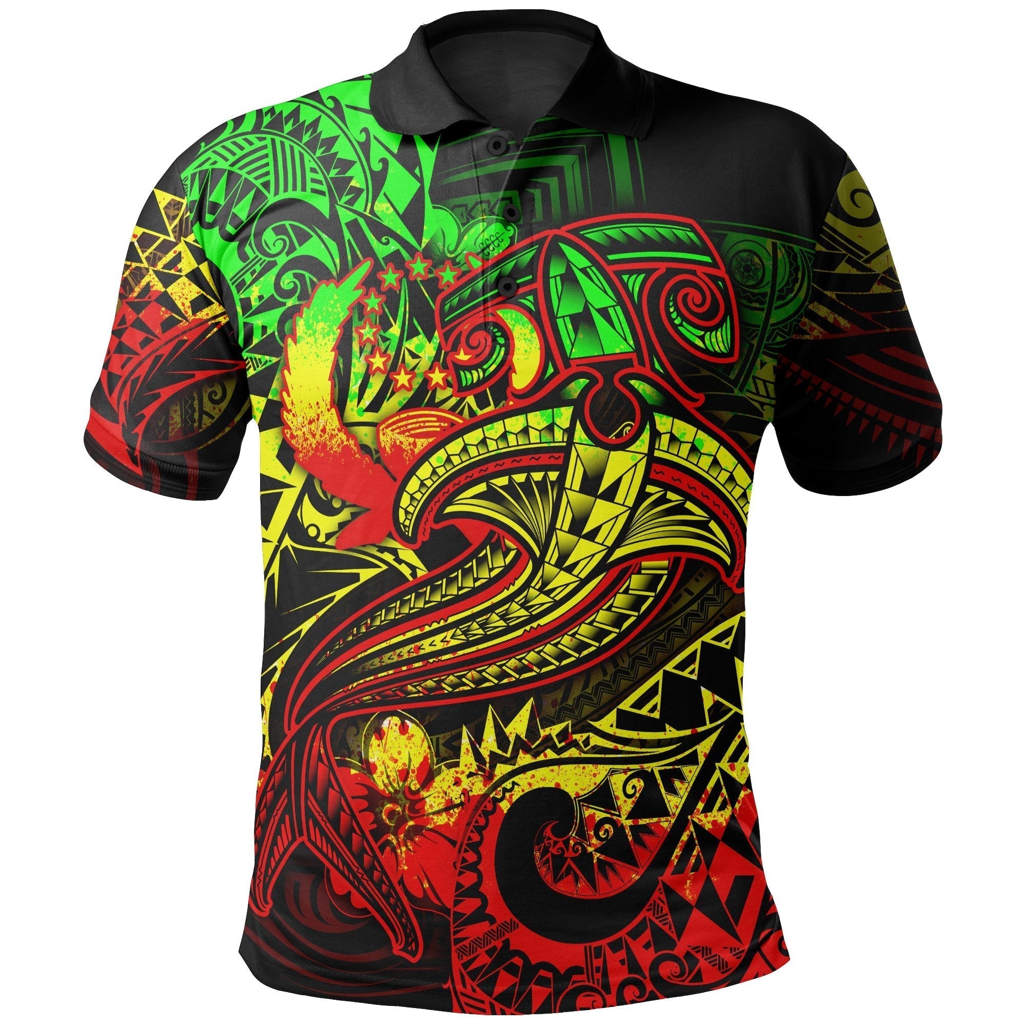 Reggae Shark Polo Shirt  For Men & Women  PO1317