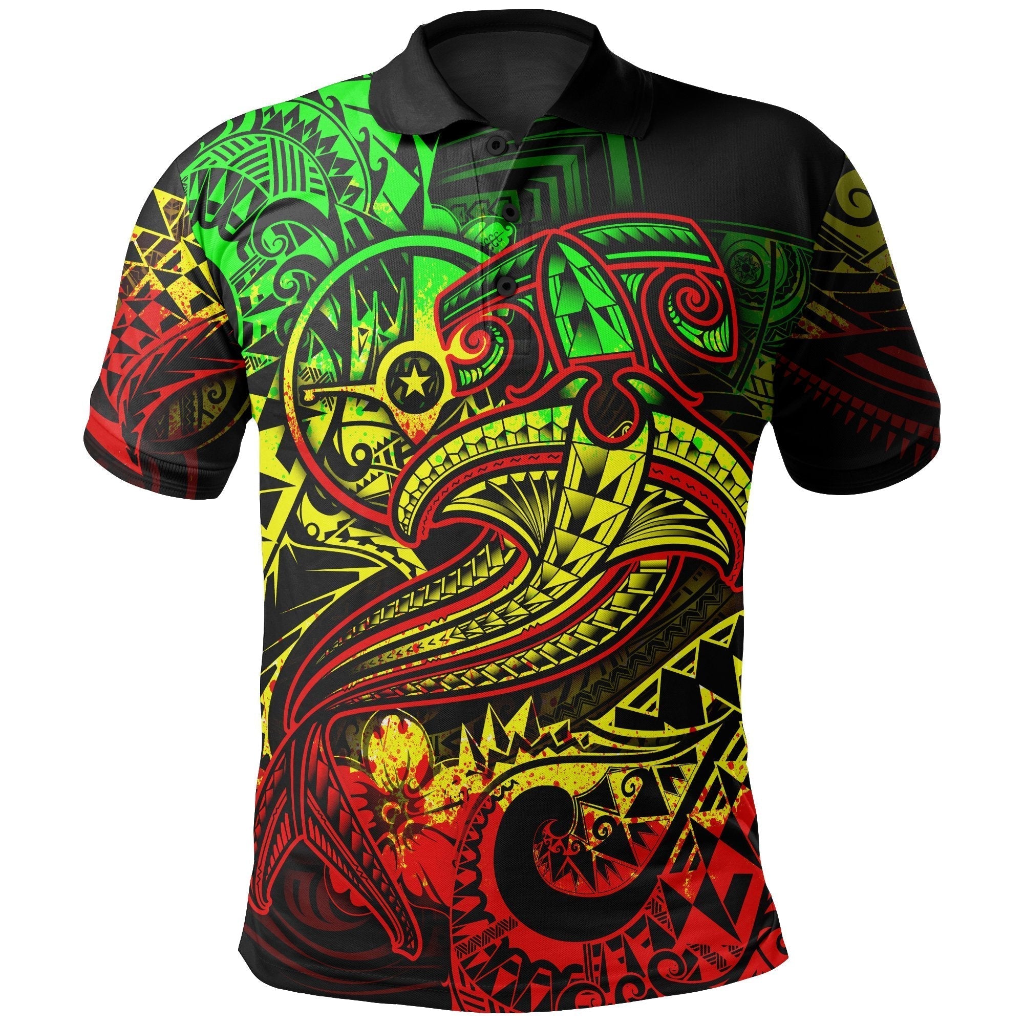 Reggae Shark Polo Shirt  For Men & Women  PO1320