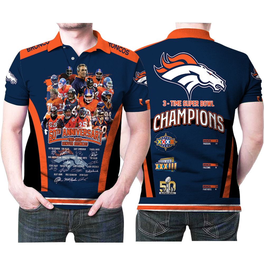 60th Anniversary Denver Broncos 1960 2020 T-Shirts, Hoodies