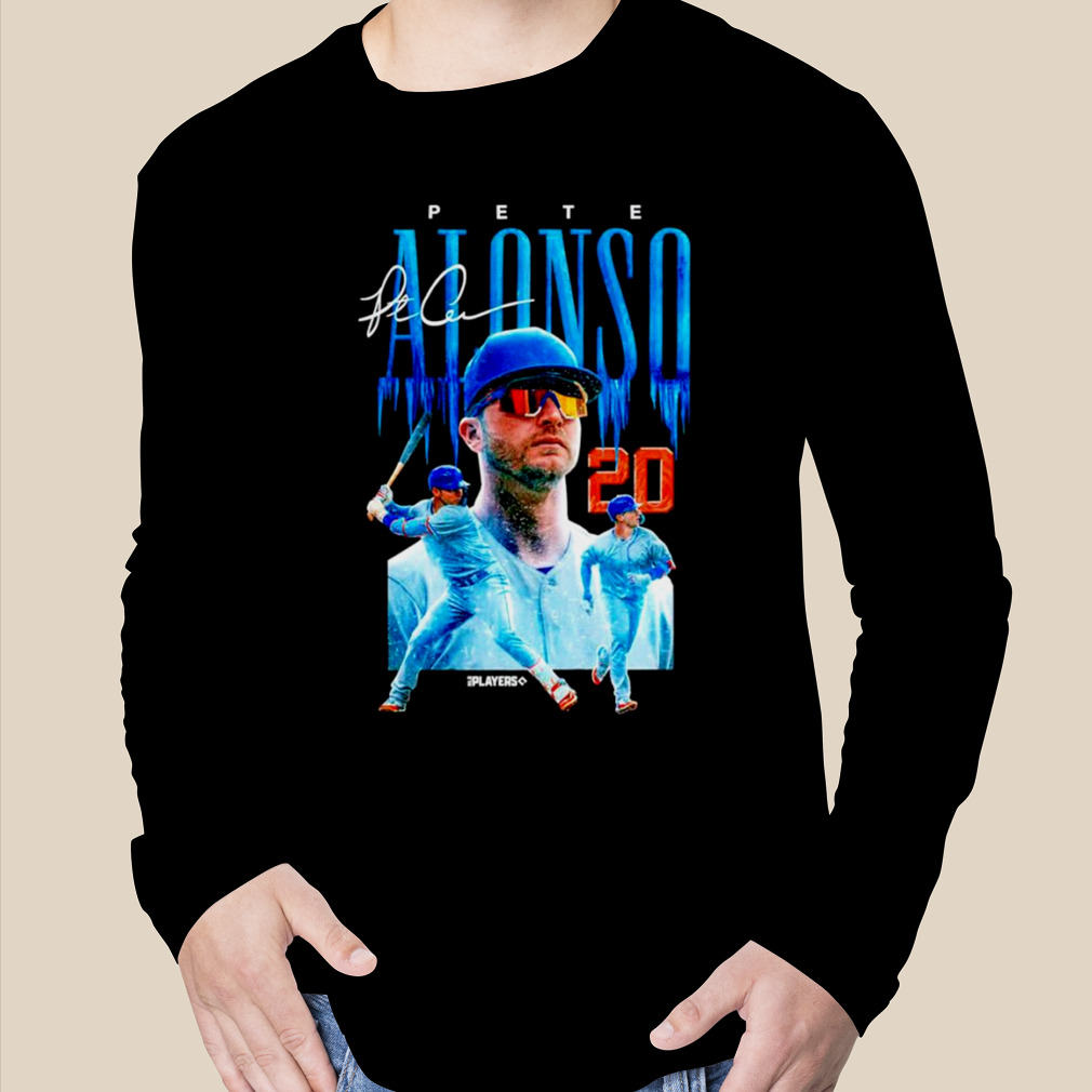 Pete Alonso's Polar Bear 20 New York Mets signature Shirt - Peanutstee