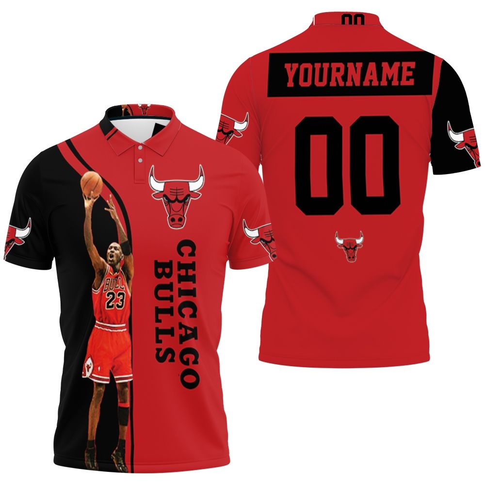 Printed For Fan Michael Jordan 23 Chicago Bulls Legend 3d Personalized Polo Shirt All Over Print Shirt 3d T-shirt
