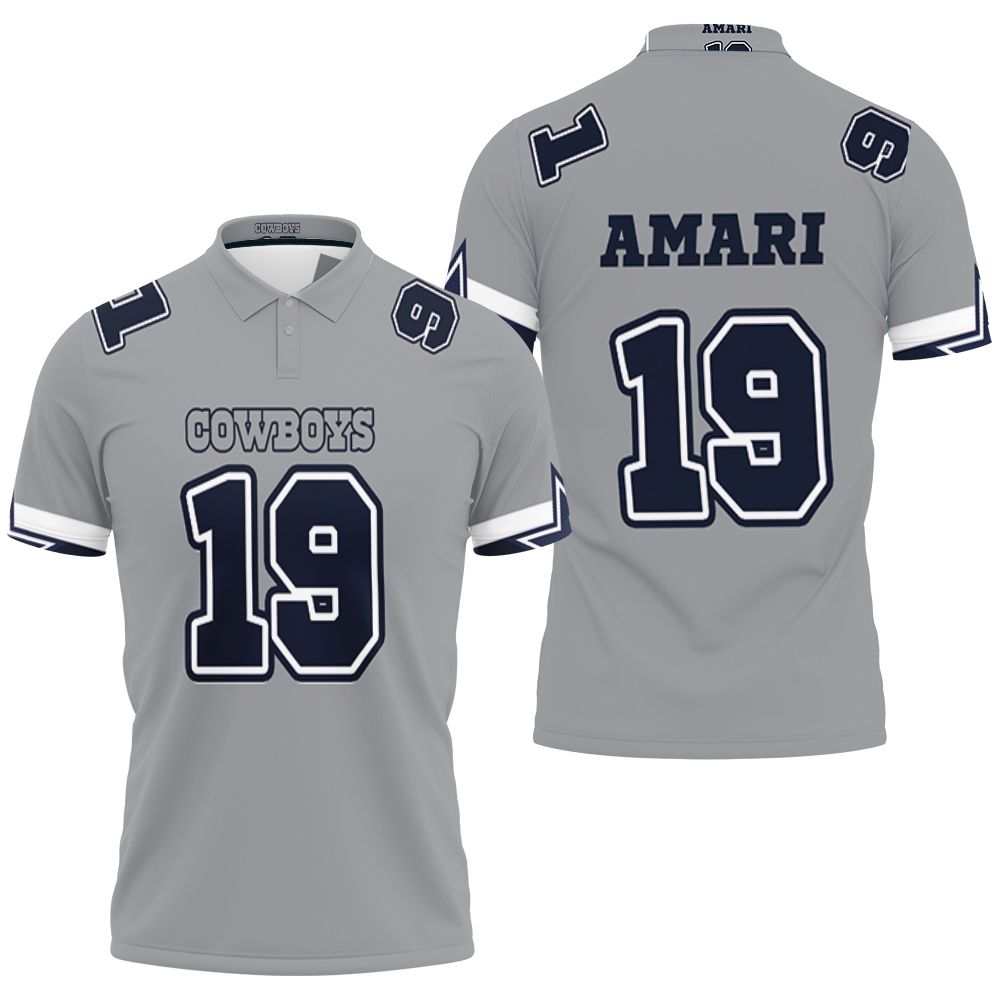 19 Amari Cooper Cowboys Jersey Inspired Style Polo Shirt All Over Print Shirt 3d T-shirts