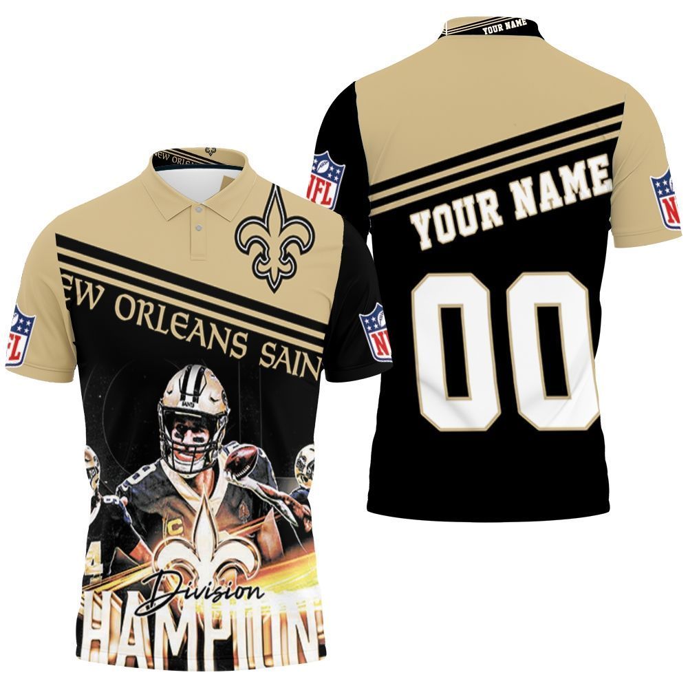 2020 Nfl Season New Orleans Saints Best Team Great Players Nfc South Division Champions Personalized Polo Shirt  All Over Print Shirt 3d T-shirts