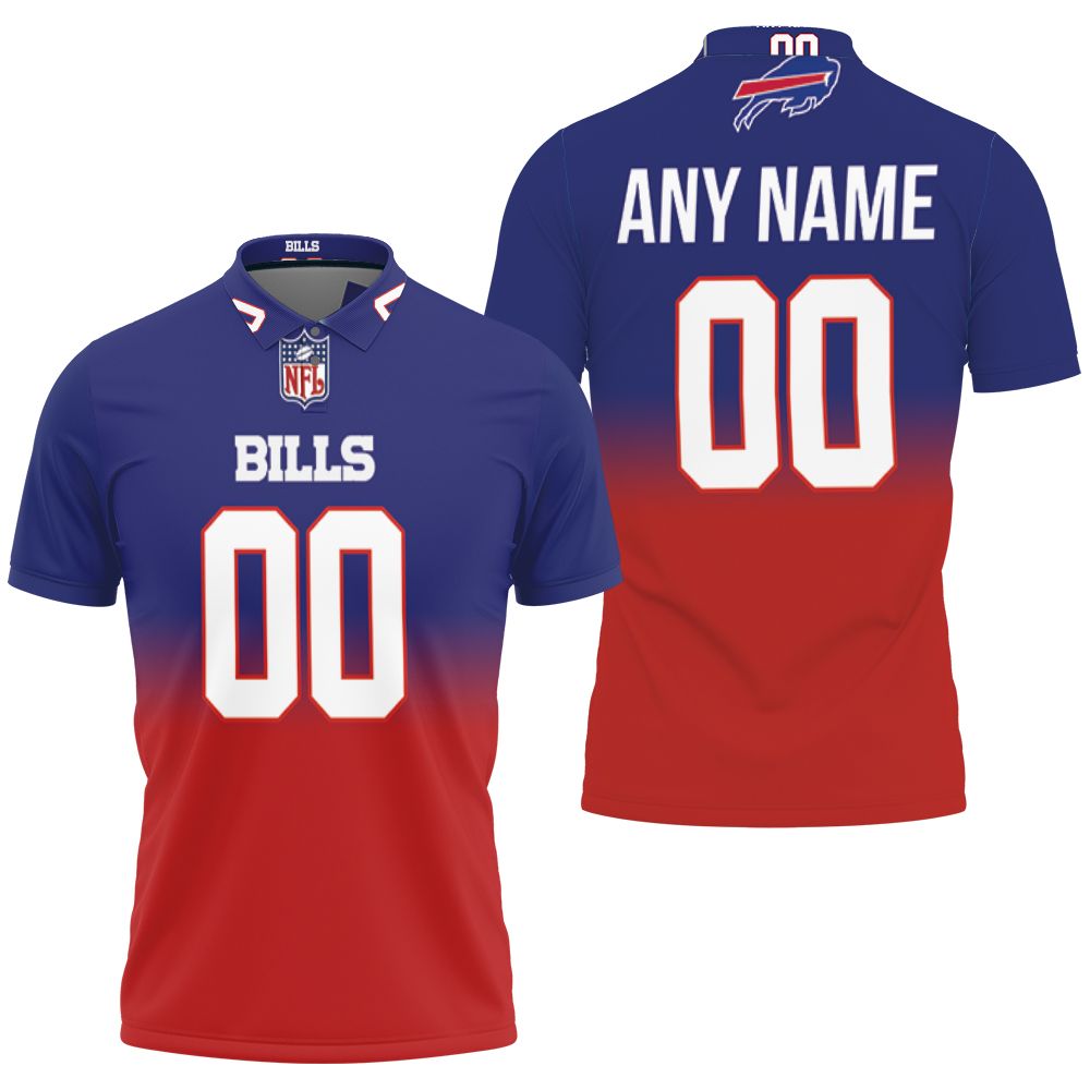 Ladies NFL Football BUFFALO BILLS Red Long Sleeve Team Shirt