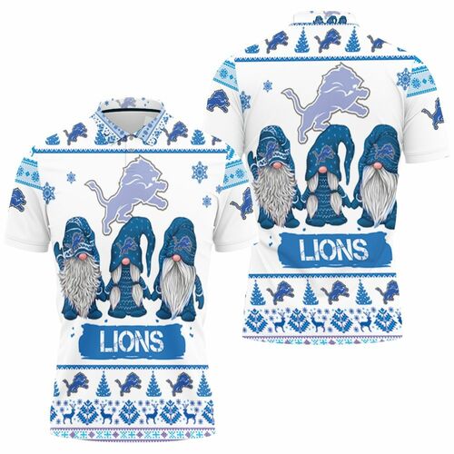 Detroit Lions All Over Print Christmas Knitting Ugly Sweater