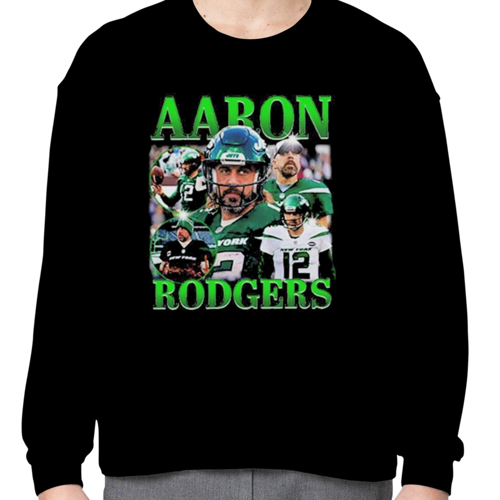 Nfl Aaron Rodgers Classic 90s Graphic Tee New York Jets Shirt