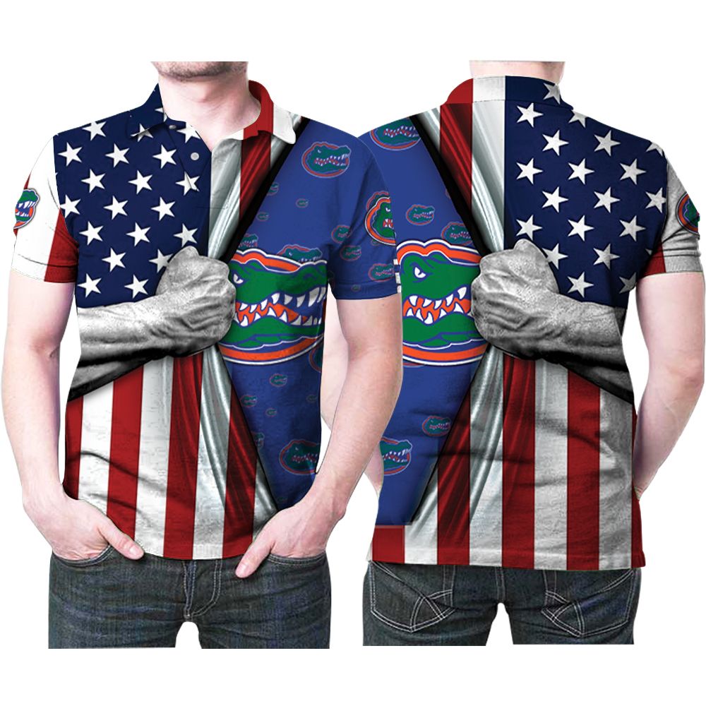 Florida Gators American Flag Believe In Both 3d Designed Allover Gift For Gators Fans American Polo Shirt All Over Print Shirt 3d T-shirt