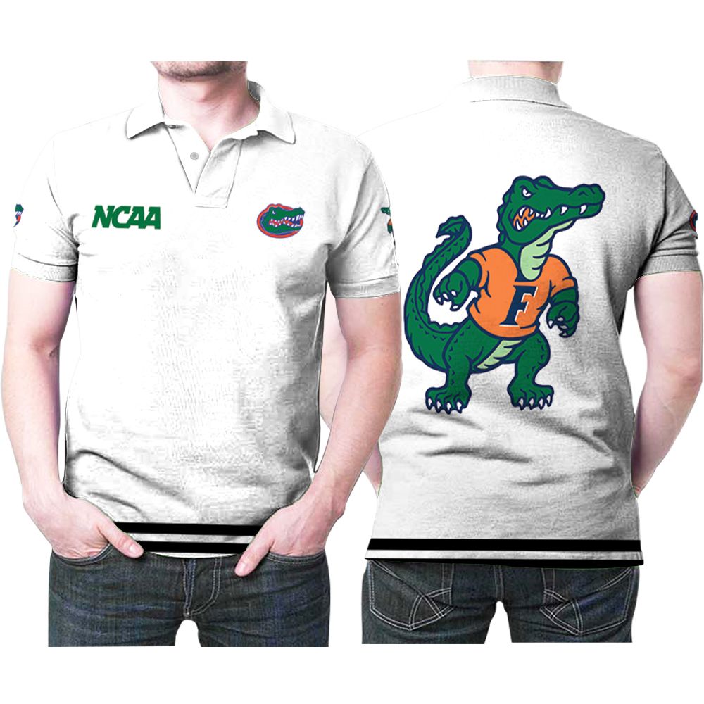 Florida Gators Ncaa Classic White With Mascot Logo Gift For Florida Gators Fans Polo Shirt All Over Print Shirt 3d T-shirt