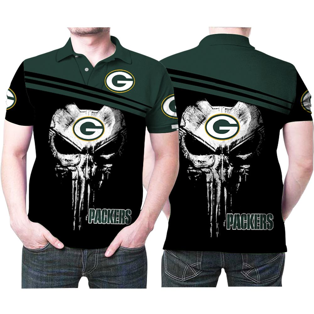 Green Bay Packers NFL Hawaiian Shirt Skull Punisher Printed 3D Summer For  Your Loved Ones - Bring Your Ideas, Thoughts And Imaginations Into Reality  Today