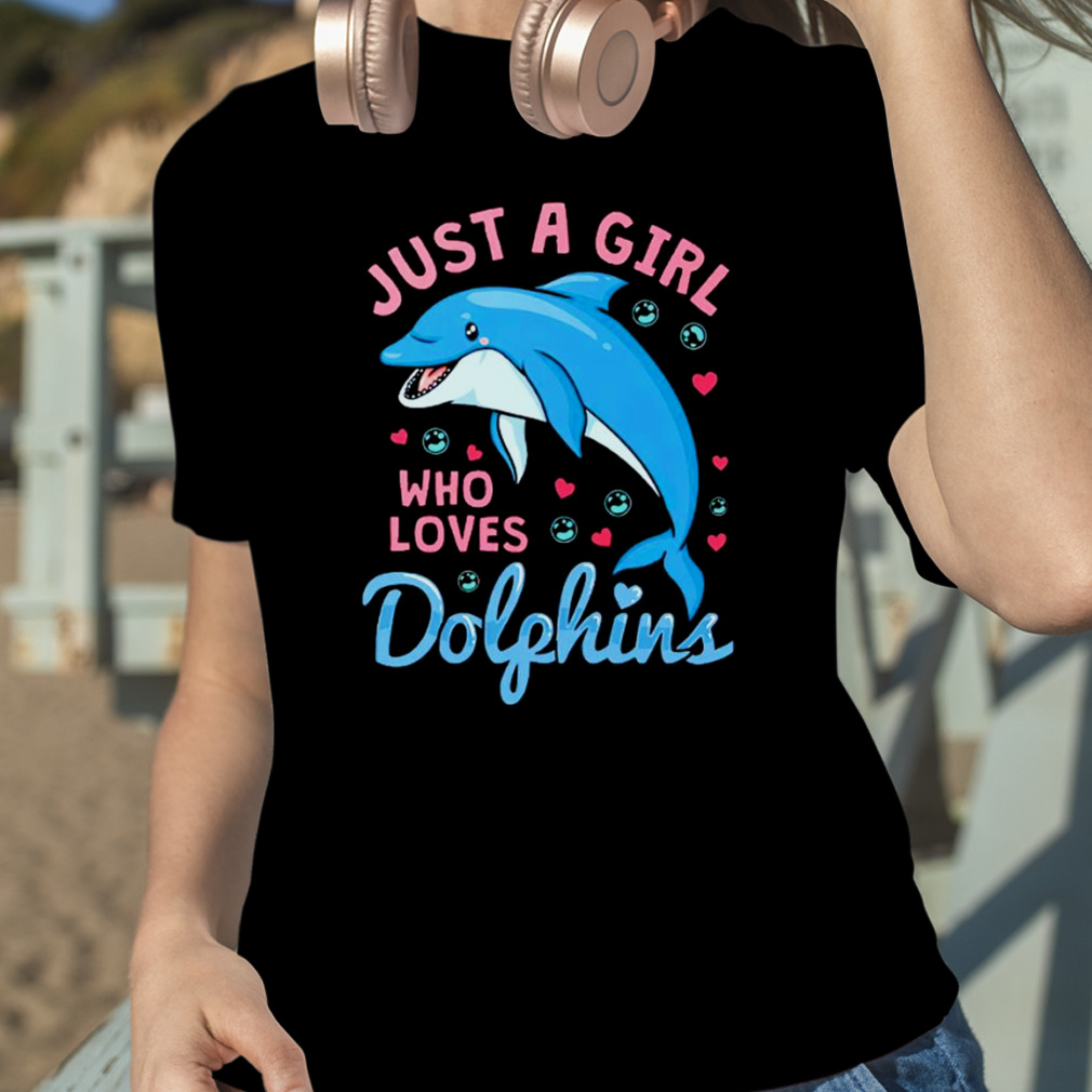 Girls Long Sleeve Dolphin Shirt