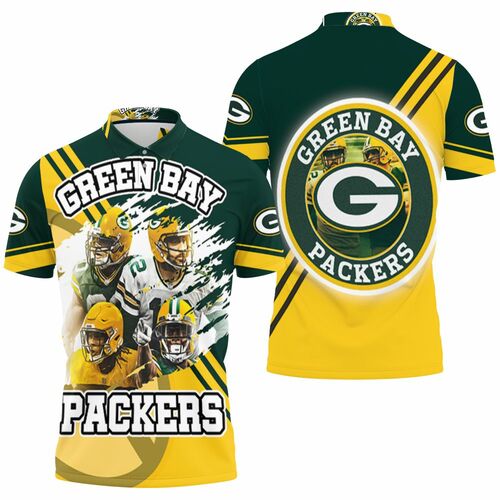 Green Bay Packer Aaron Rodgers Legend 12 Green Yellow Hawaiian Shirt in  2023