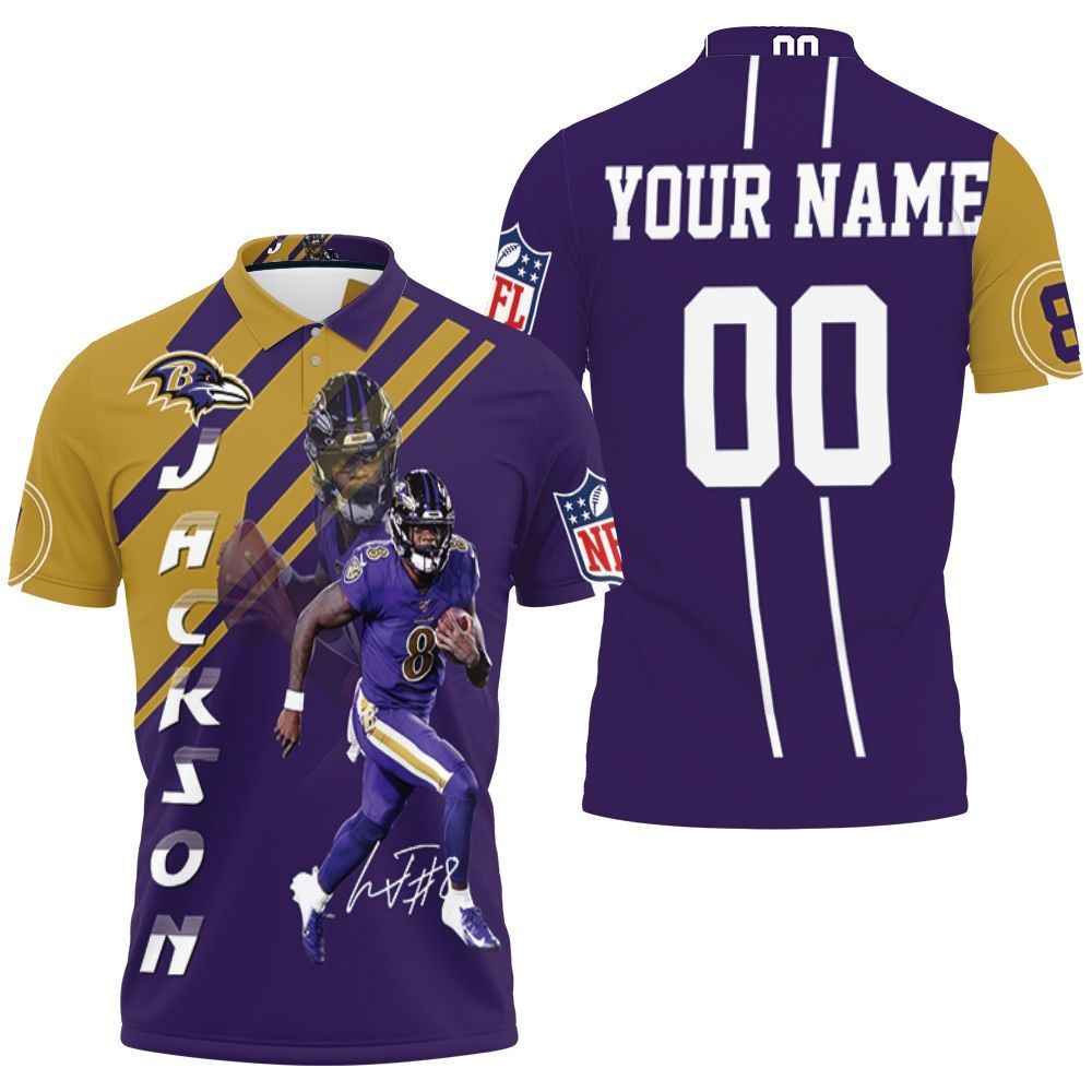 Lamar Jackson 8 Baltimore Ravens Youth Game Jersey - Black - Bluefink