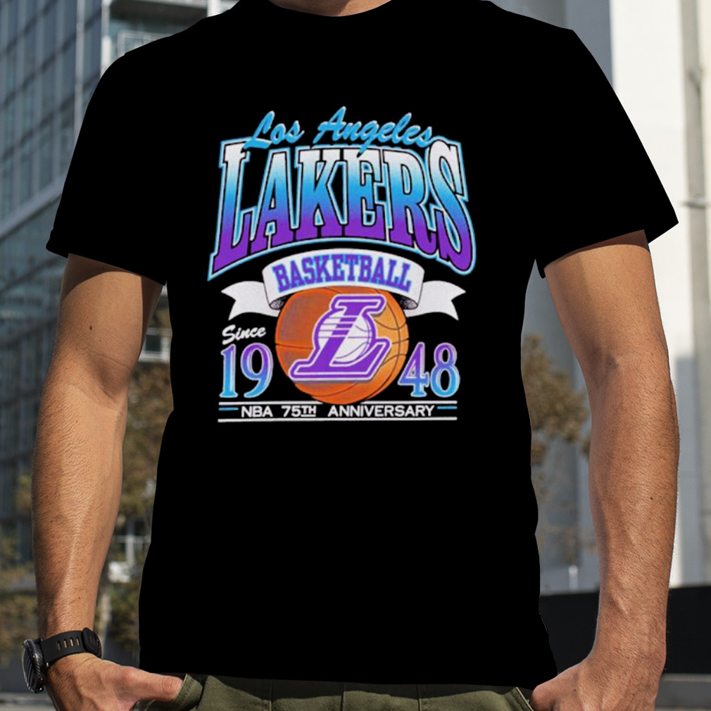 Vintage 90s Lakers Shirt NBA Basketball Fan Tshirt - Trends Bedding