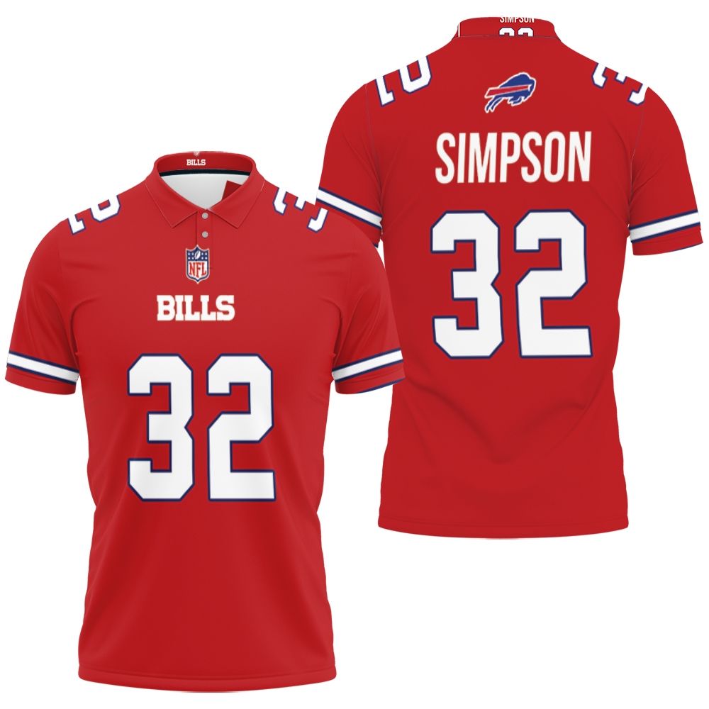 Buffalo Bills O. J. Simpson #32 Great Player NFL American Football Red  Color Rush Jersey Style Gift For Bills Fans Bomber Jacket - Bluefink