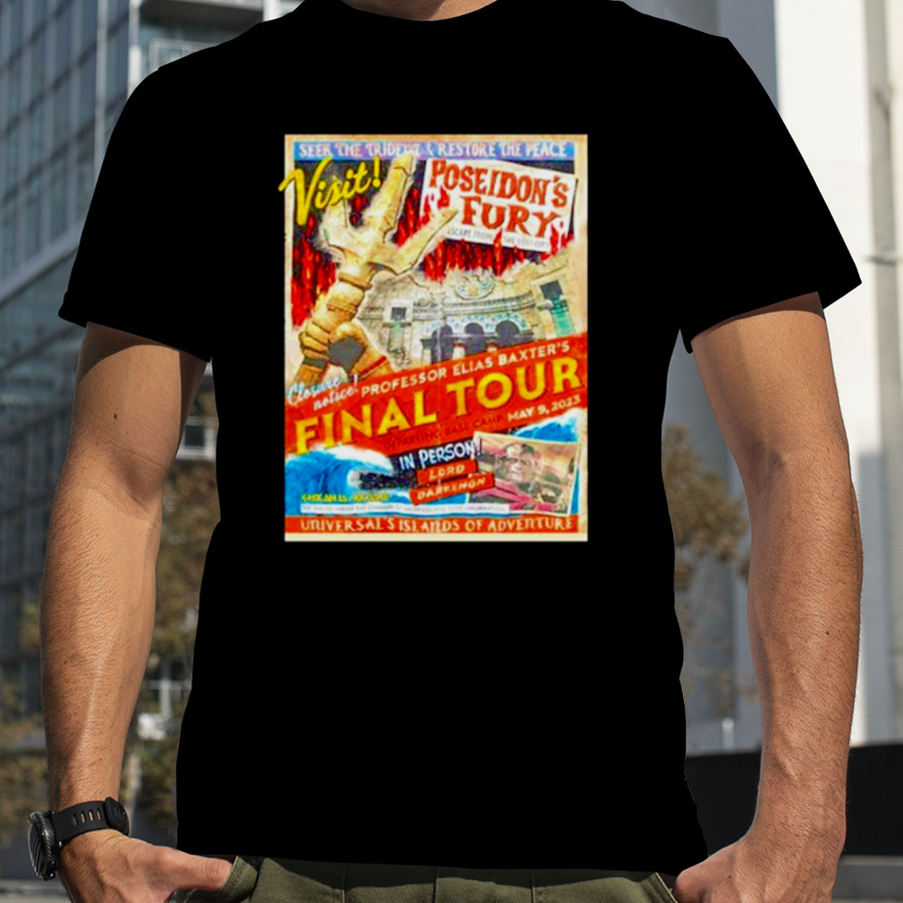 Poseidon’s Fury Final Tour Adult T-Shirt