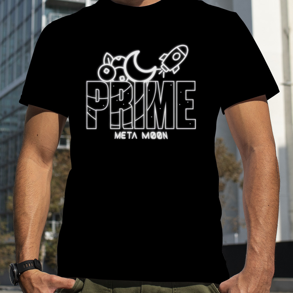 Prime Hydration Meta Moon Neon Light Sign Party shirt