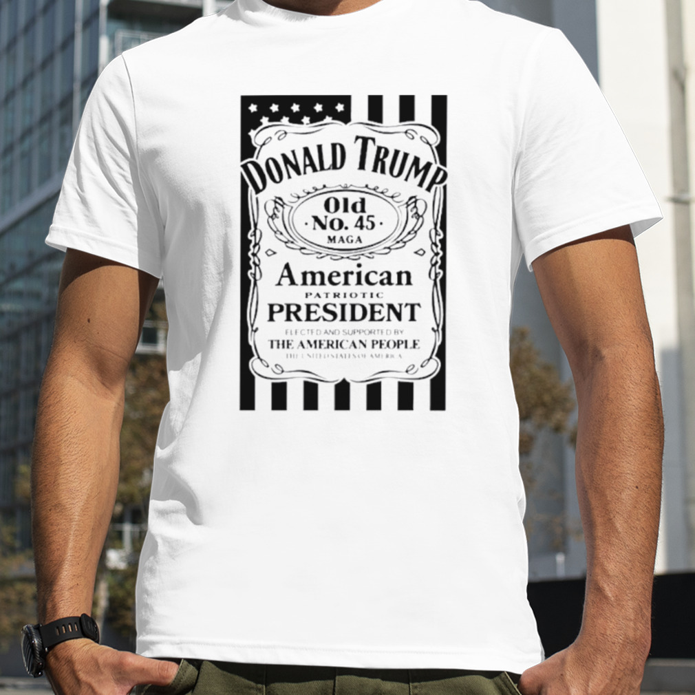 Donald Trump old No 45 Maga American patriotic president shirt