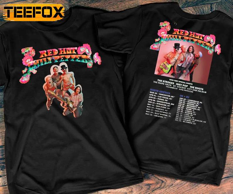 Red Hot Chili Peppers America Tour 2023 T-Shirt