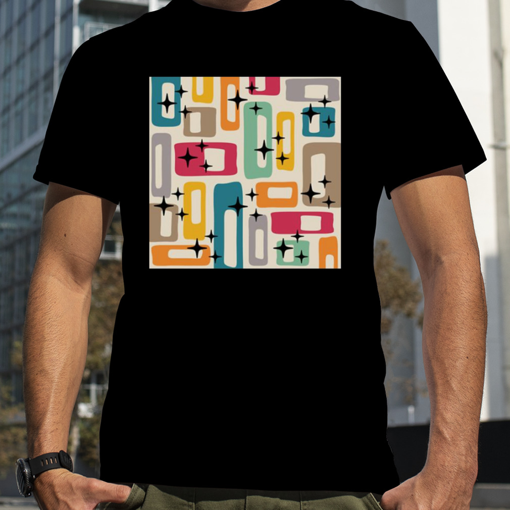 Retro Mid Century Modern Abstract Pattern 154 shirt