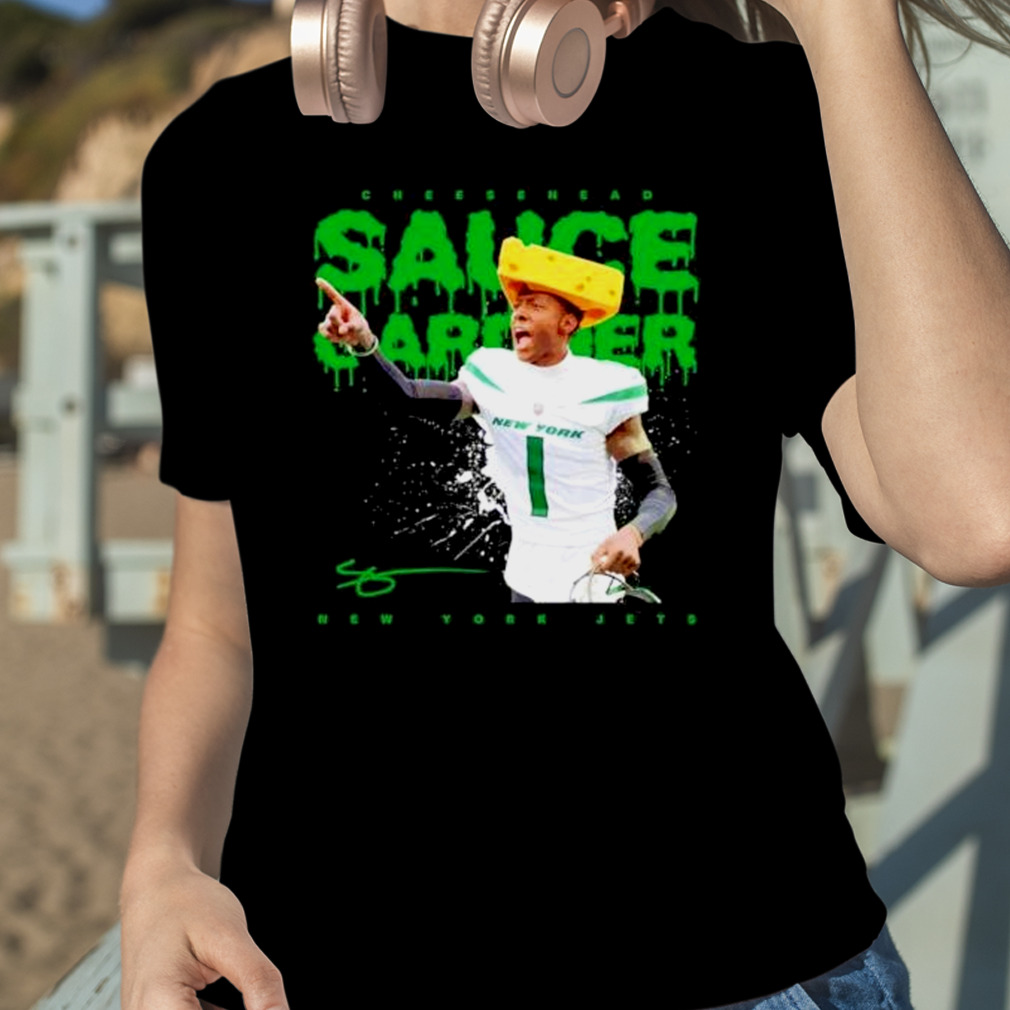 New York Jets Sauce Gardner Say Cheese Shirt - Limotees