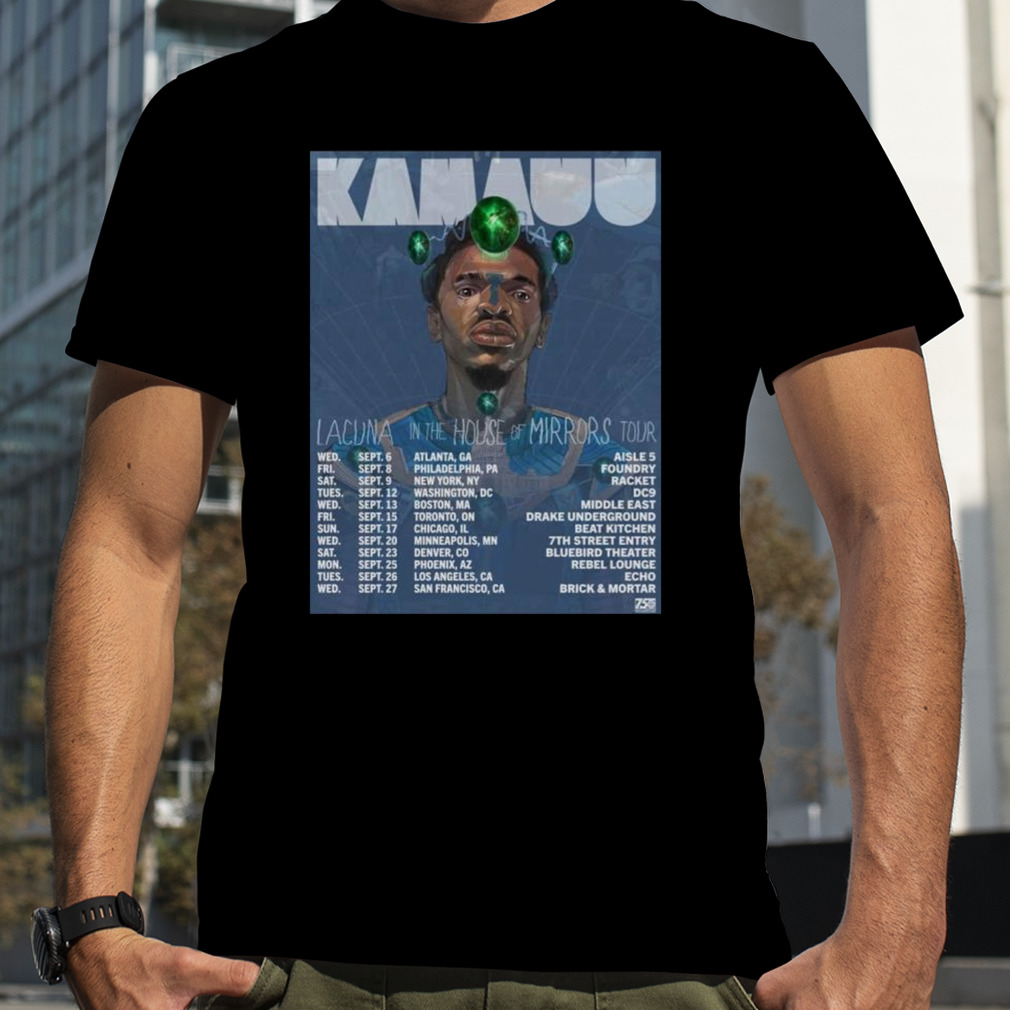 Kamauu Announces Lacuna In The House Of Mirrors Tour Shirt