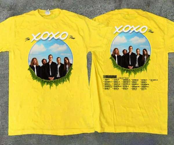 The Maine 2022 US The XOXO Tour Unisex Graphic T-Shirts