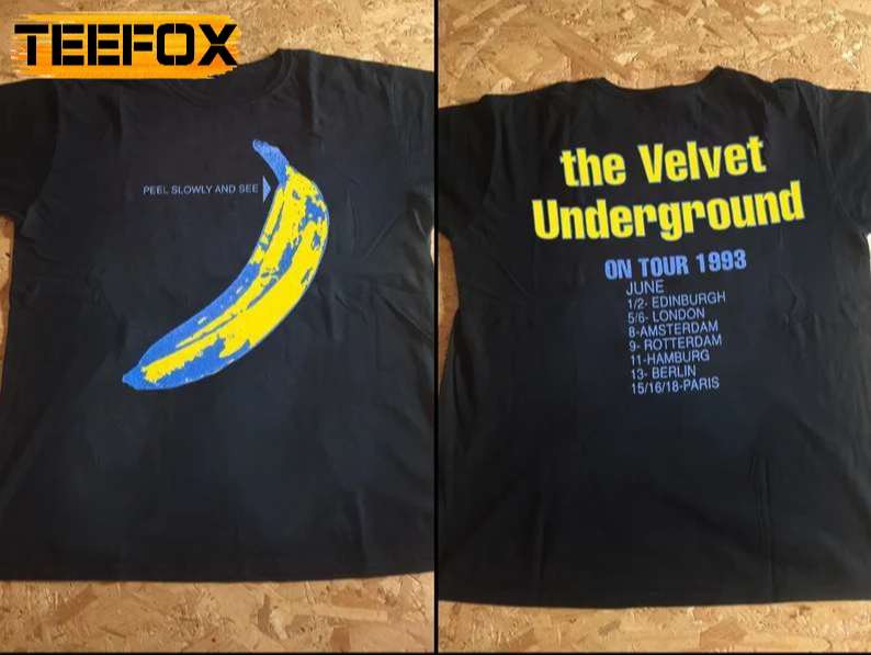 The Velvet Underground Peel Slowly And See 1993 T-Shirts