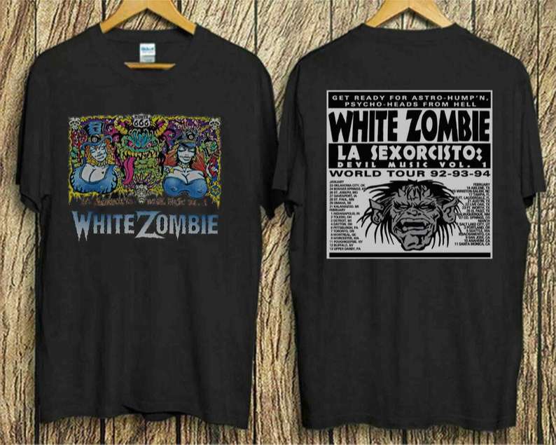 Vintage White Zombie La Sexorcisto Devil T Shirts