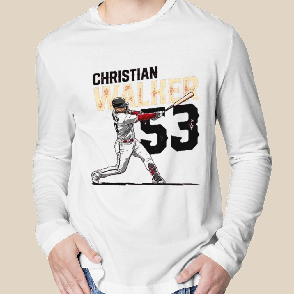 Christian Walker 53 Slugging Arizona Diamondbacks Baseball Shirt