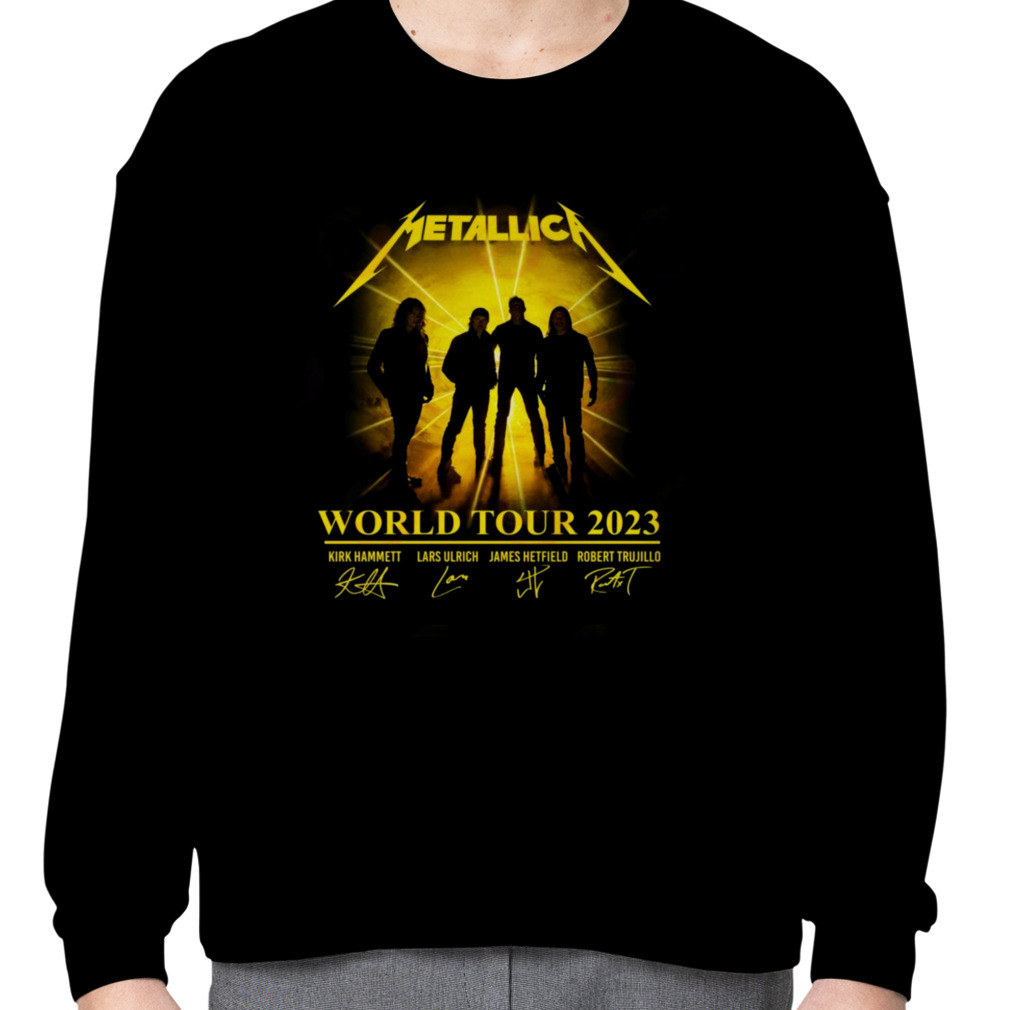 metallica tour merchandise 2023