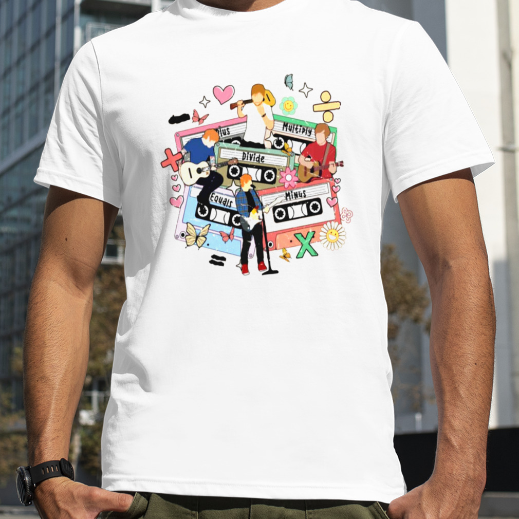 Retro Ed Sheeran Cassettes 2023 World Tour Shirt
