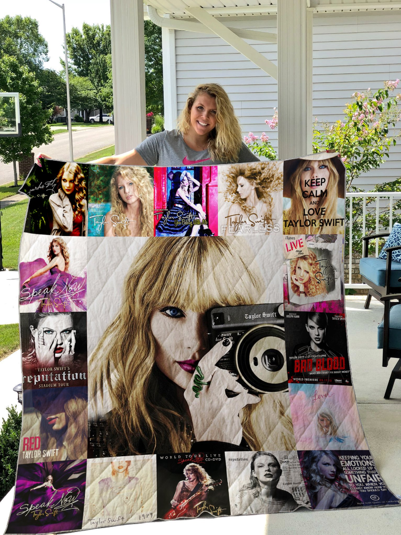 Taylor Swift Style 2 Quilt Blanket