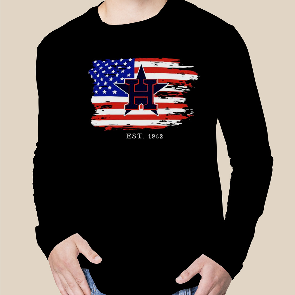 Hot 2023 Houston Astros Est 1962 4th Of July Shirt - Freedomdesign