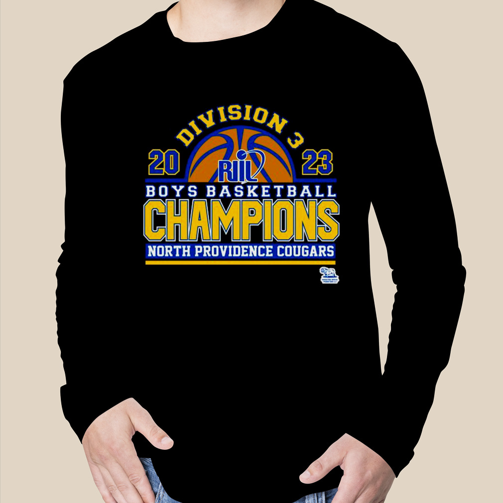 North Providence Cougars 2023 Division 3 Boys Basketball Champions Shirt