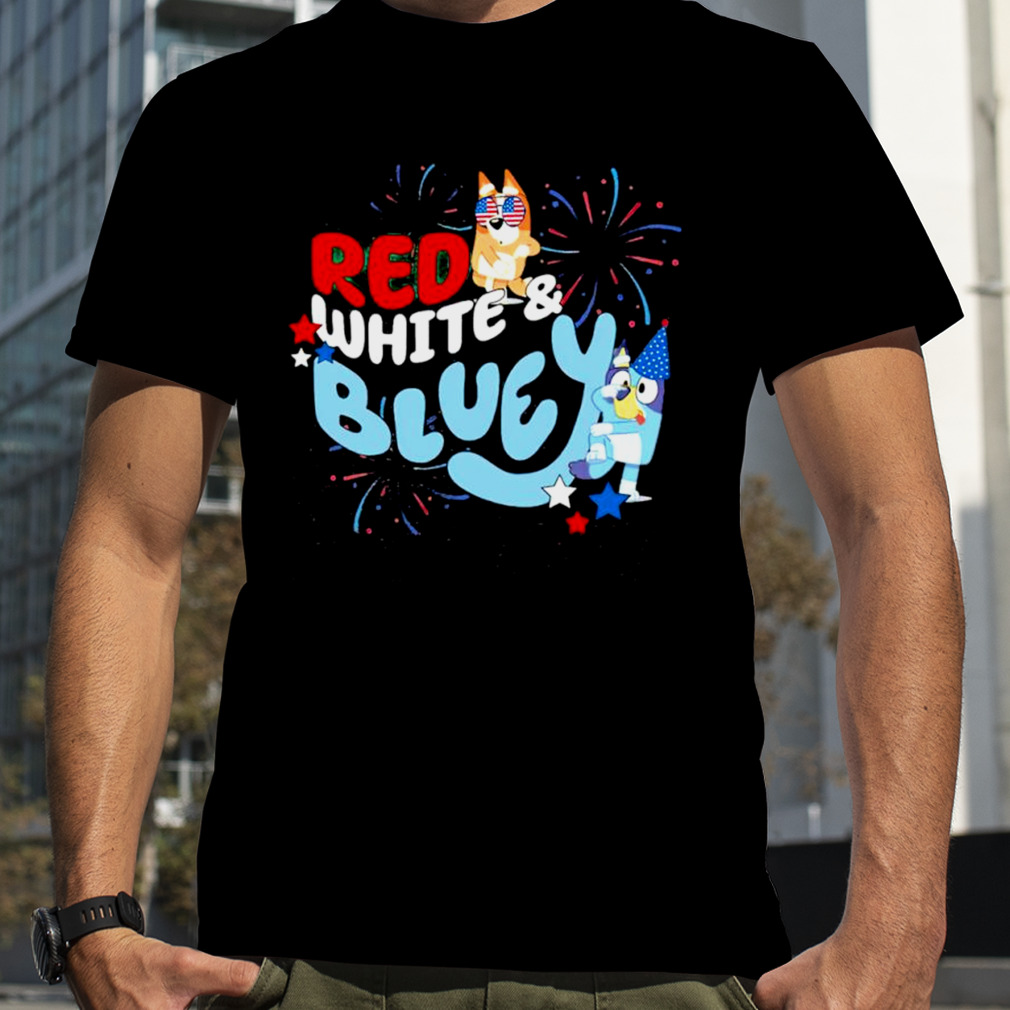 Red White and Bluey shirt
