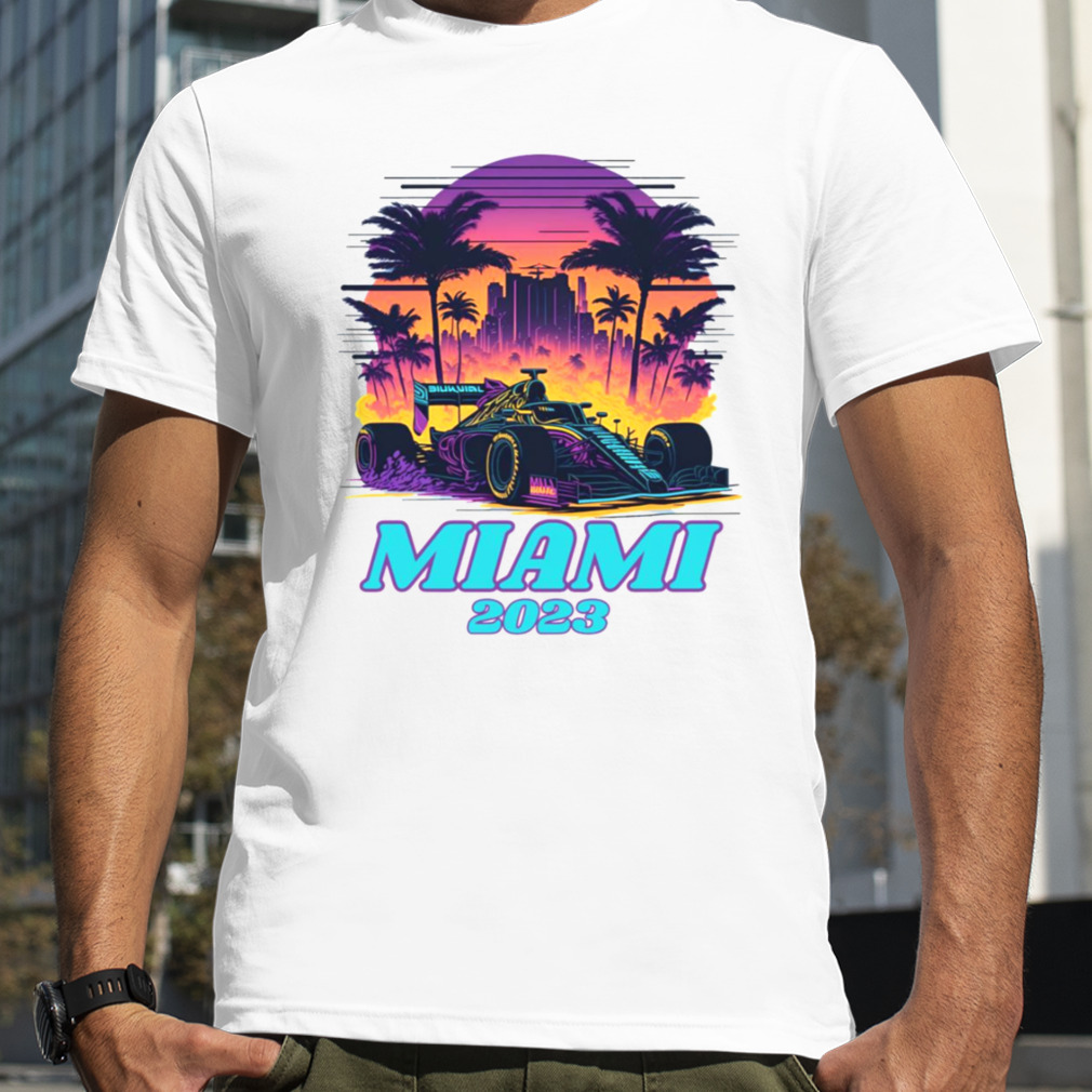 Retro Colored Miami Grand Prix 2023 shirt
