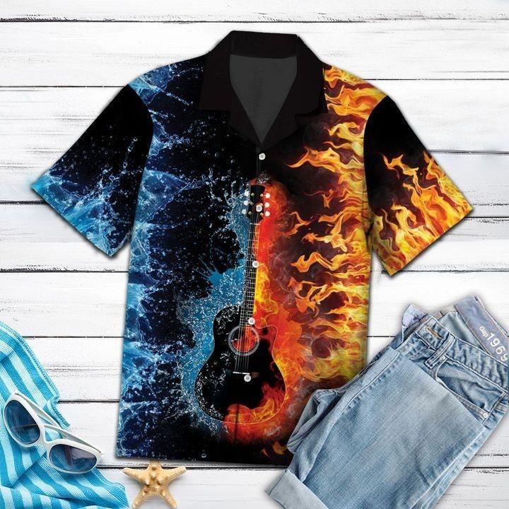 Amazing Guitar Hawaiian Shirts