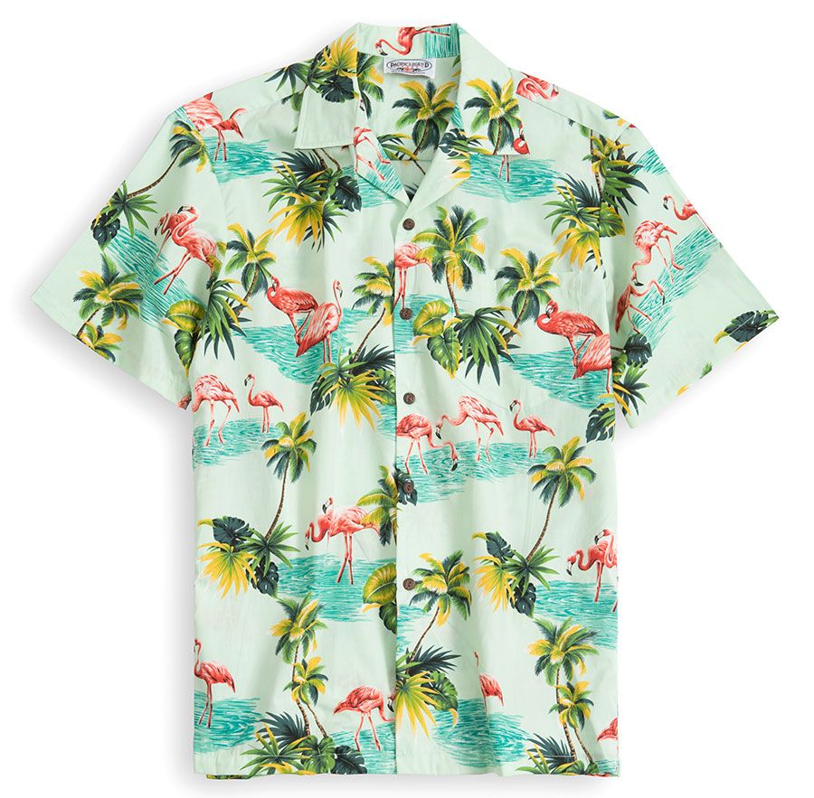 Flamingo Blue Nice Design Hawaiian Shirt