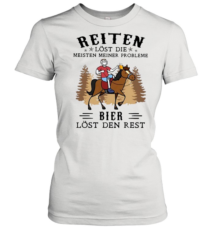 Reiten Lost Die Meisten Meiner Probleme Bier Lost Den Rest Vintage T-shirt