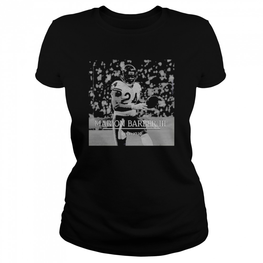Rip Former Cowboys And Bears Rb Marion Barber Iii 1983 2022 38 Years Old T-Shirt