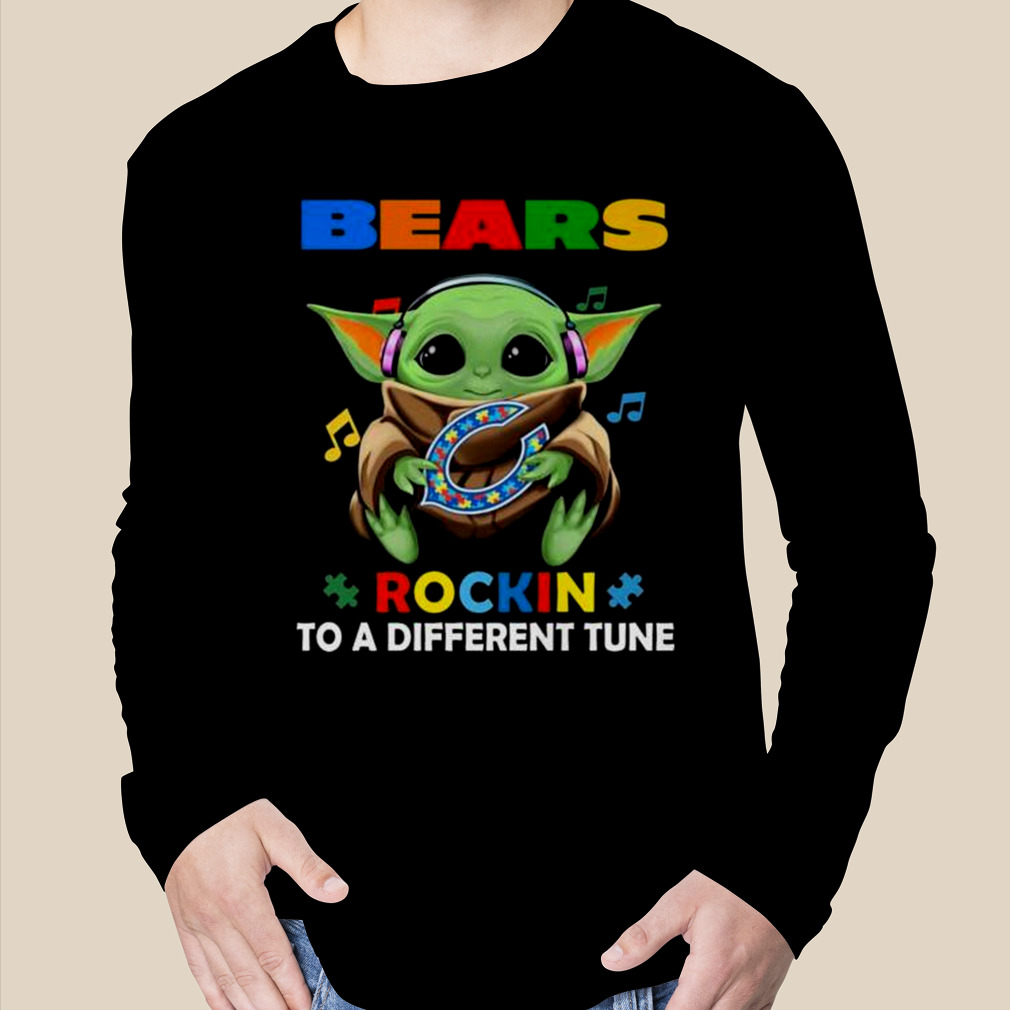 NFL Baby Yoda Chicago Bears T-Shirt - Listentee