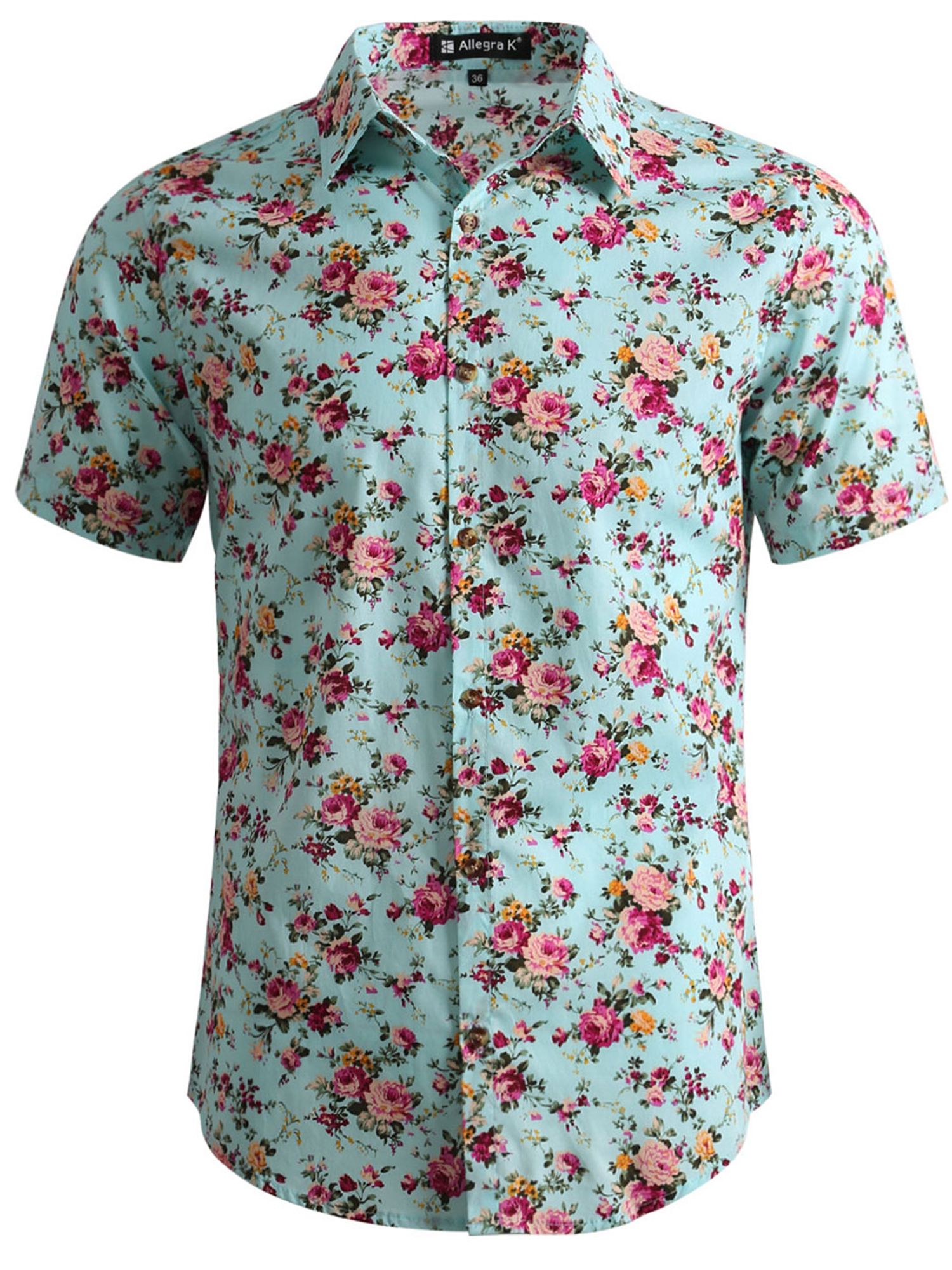 Floral Blue Awesome Design Hawaiian Shirt