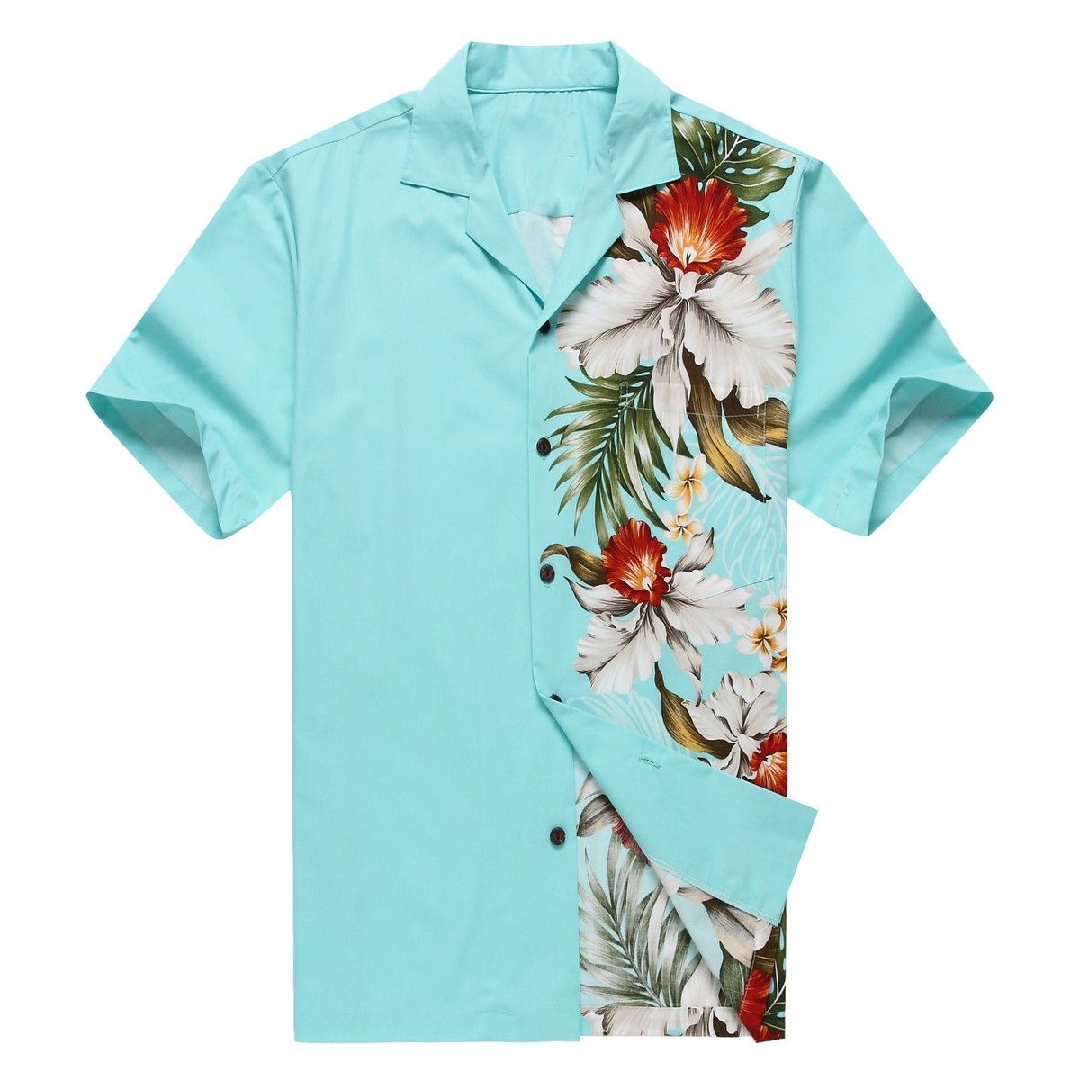 Floral Blue Unique Design Hawaiian Shirt