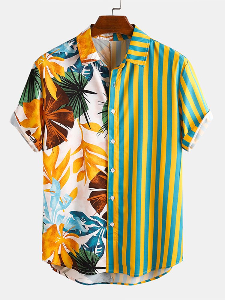 Floral Yellow Nice Design Hawaiian Shirt