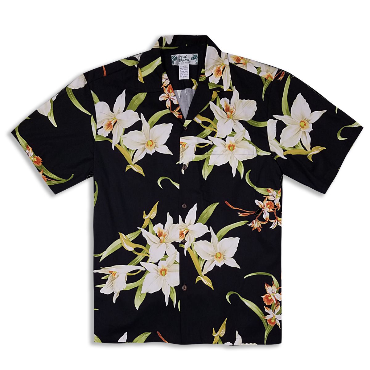 Orchid Black High Quality Hawaiian Shirt