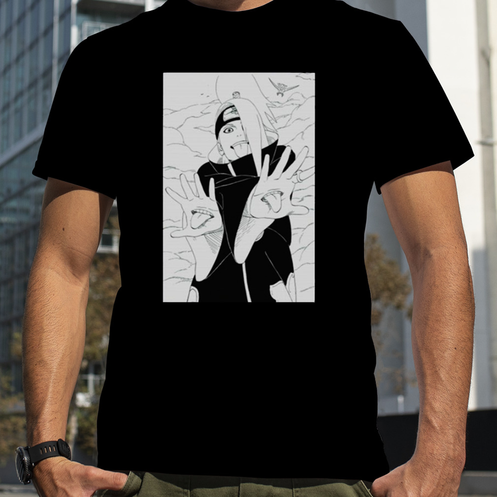 Manga Art Deidara Akatsuki Naruto Shippuden shirt