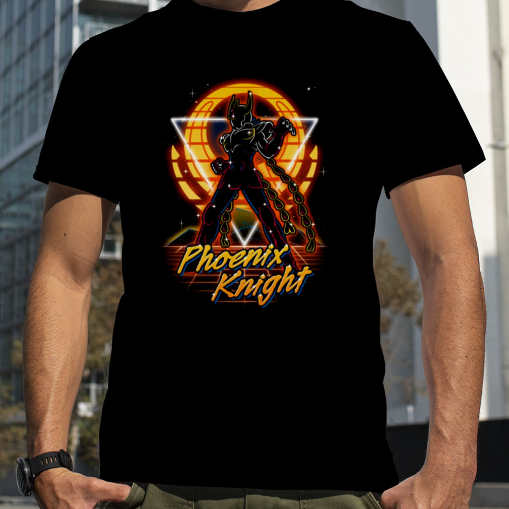 Retro Phoenix Knight Saint Seiya Knights Of The Zodiac shirt